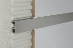 Listwa dekoracyjna 270cm  LCB/10-93258 aluminium polerowane błyszczące srebrne 10mmx7mm ProfilPas