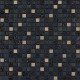 BARWOLF Mozaika szklana 1,5x1,5cm tuscany metal black